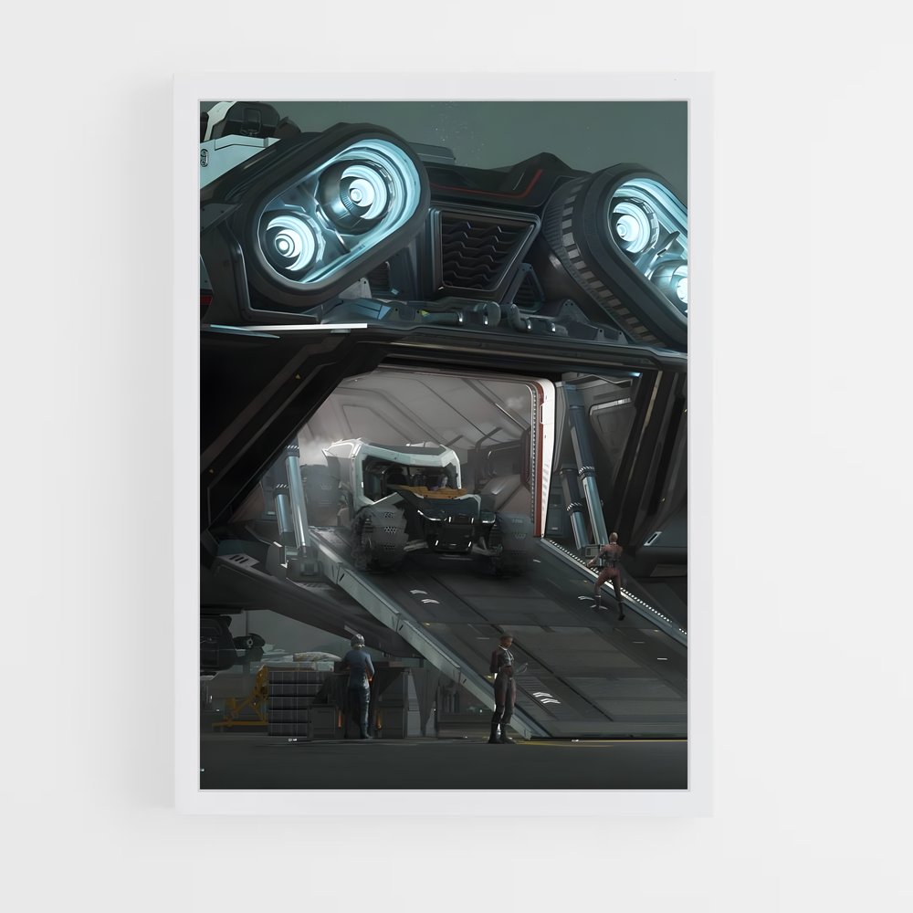 Poster Starship Encounter – affiche Star Citizen (vue 3)